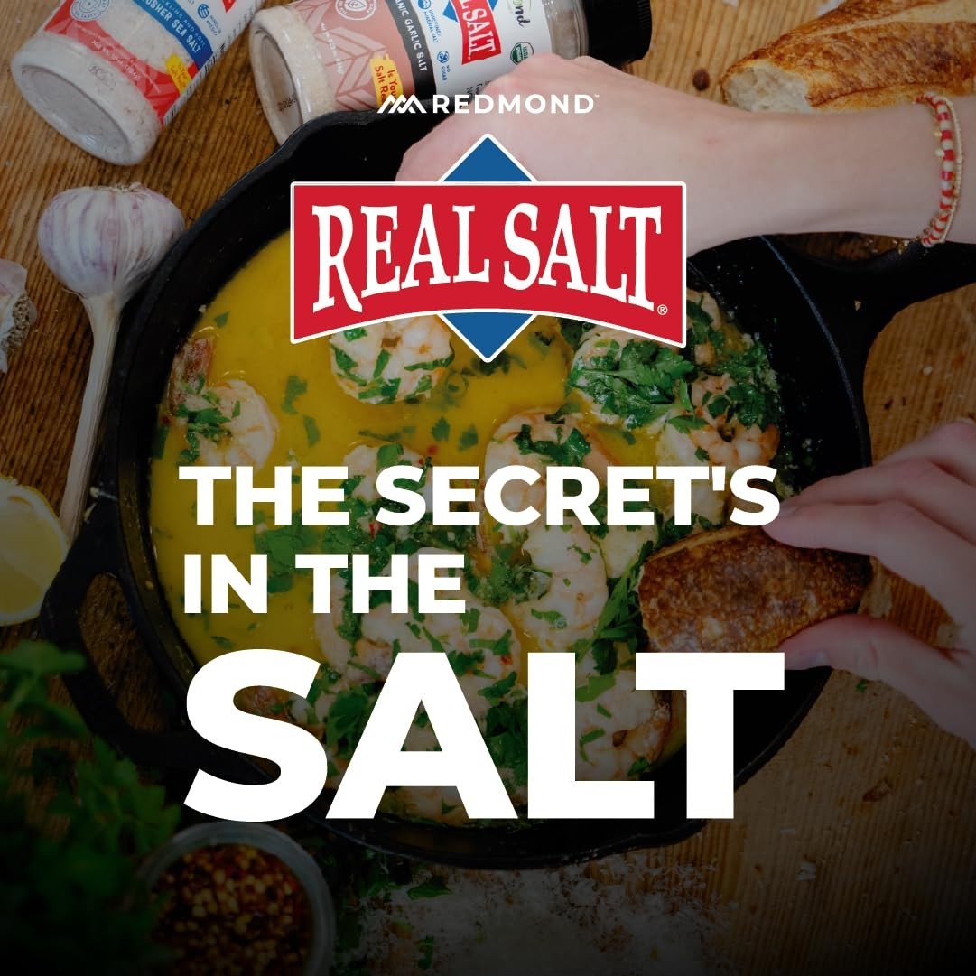 Real Salt 16oz x 2: Ancient Fine Sea Salt