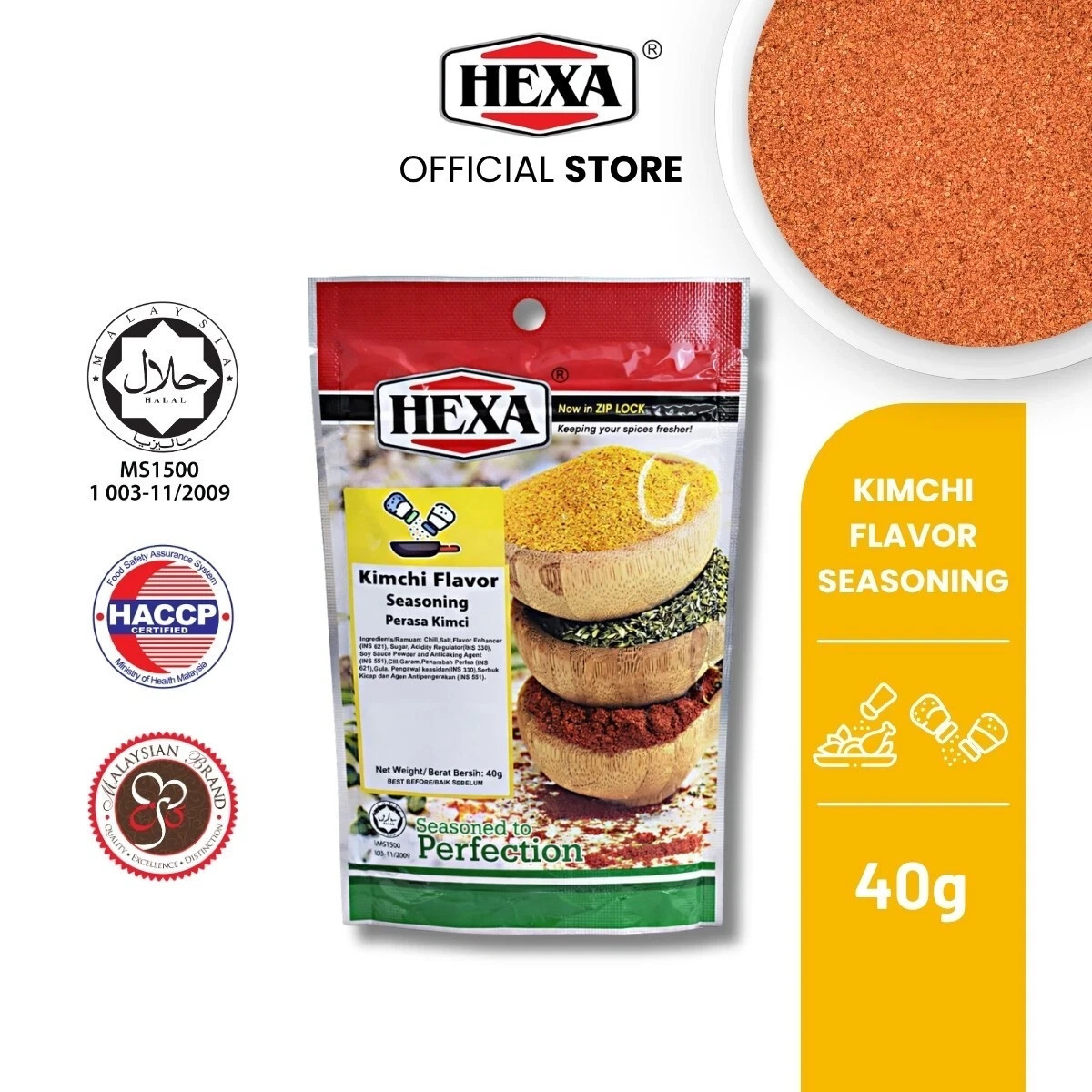 HEXA Kimchi Flavor Seasoning 40gm