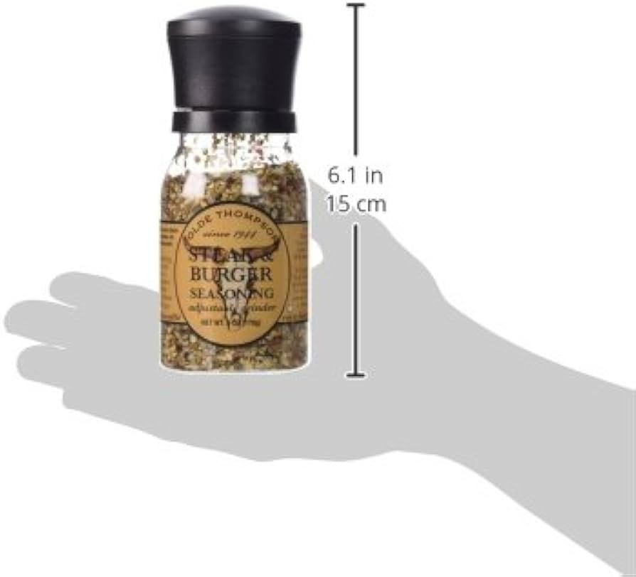 2 Olde Thompson Steak Burger Seasoning 6 Oz Gourmet Spice Grinder Bbq/Cookouts