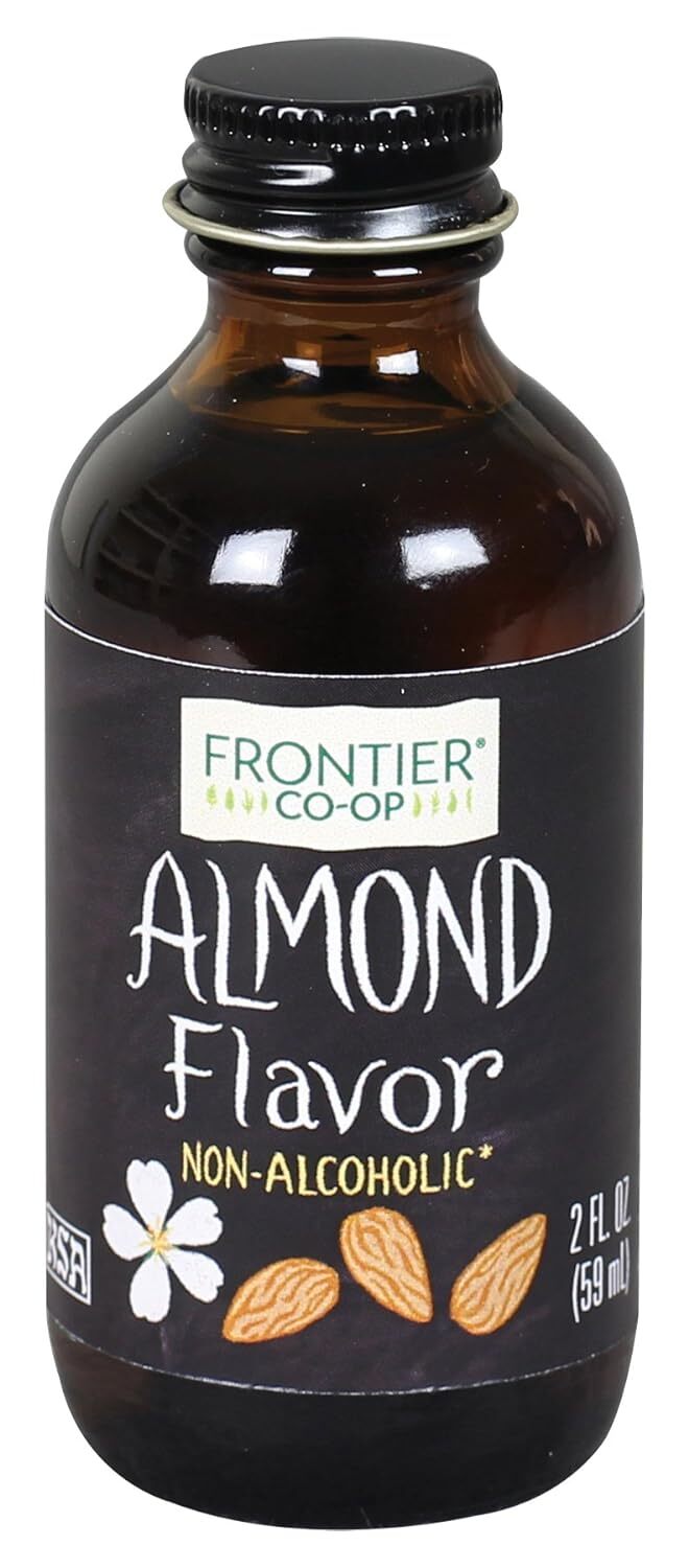 Frontier Nat Prod Co-Op Almond Flavor Alcohol Free 1 Each 2 Oz