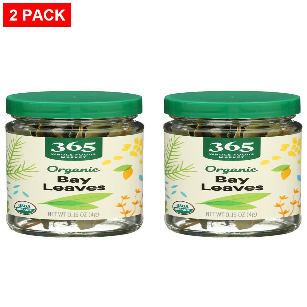 Whole Foods Market, Organic Bay Leaves, 0.15 Ounce – Pack Of 2
