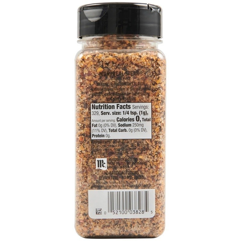 Grilling Seasoning Garlic Salt Paprika Granules Kosher Low Carb 11.62oz New