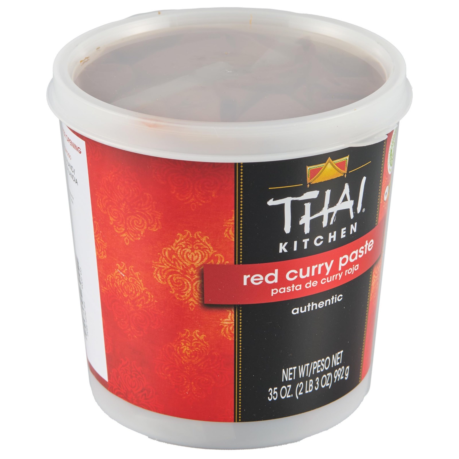 Thai Red Curry Paste 35 oz – Spicy Chili, Lemongrass & Ginger for Stir-Fries & S