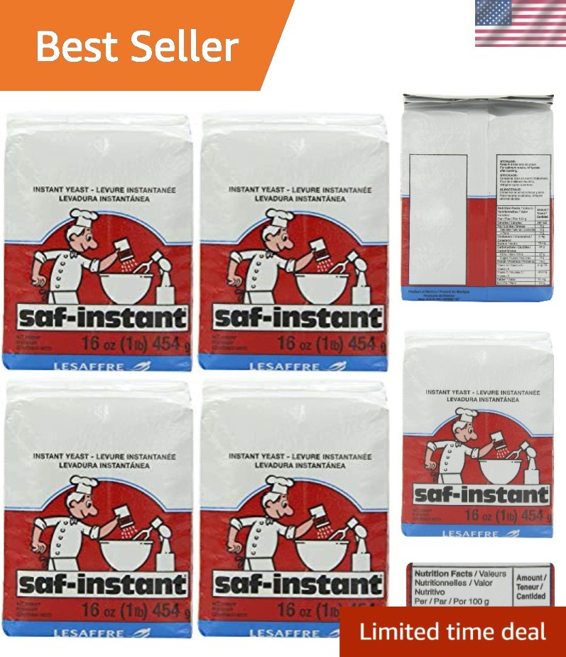 Yeast, 1 Pound Pouch 4 Pack