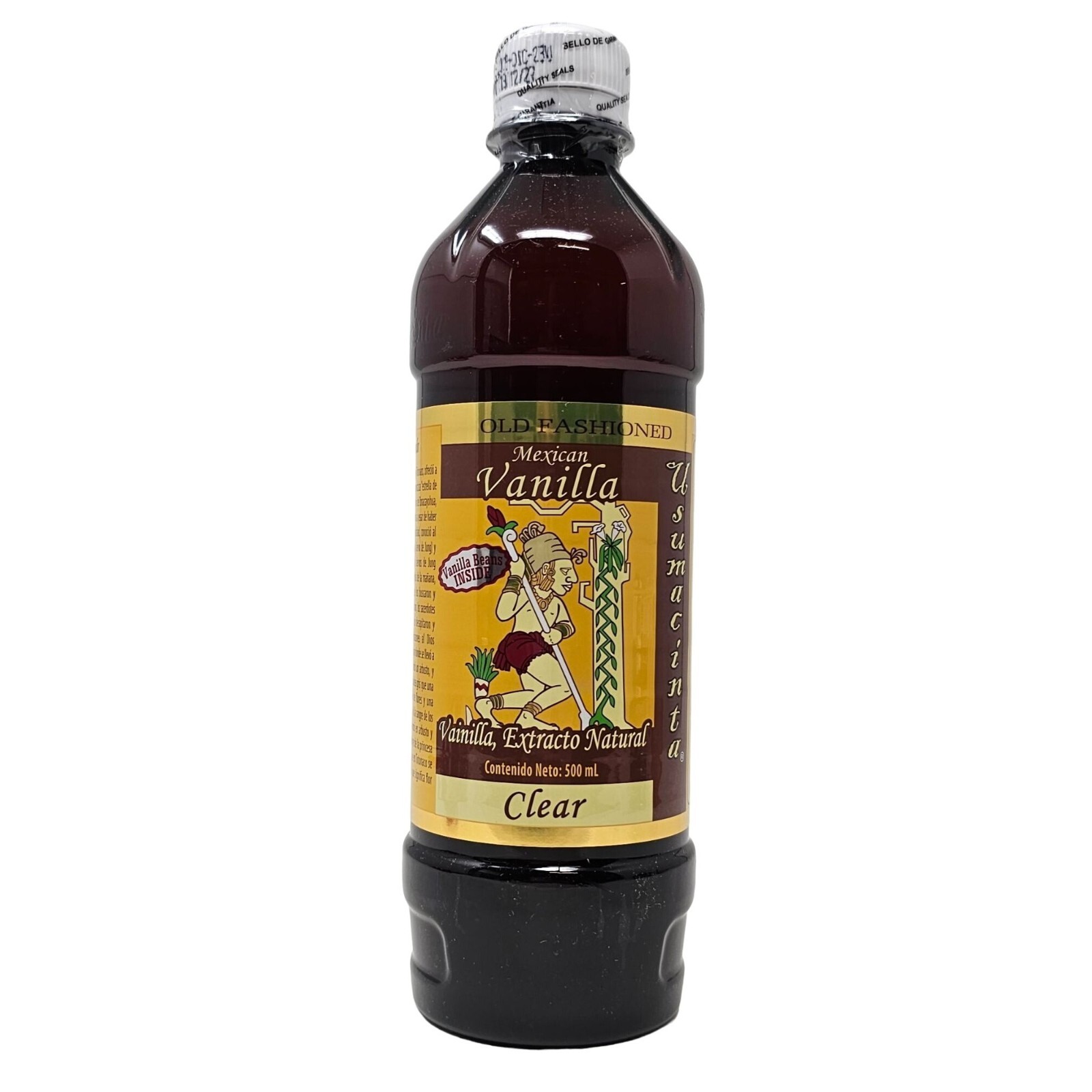 Usumacinta Vanilla Pure Clear Mexican Vanilla, 16.9 Ounces, Made in Mexico