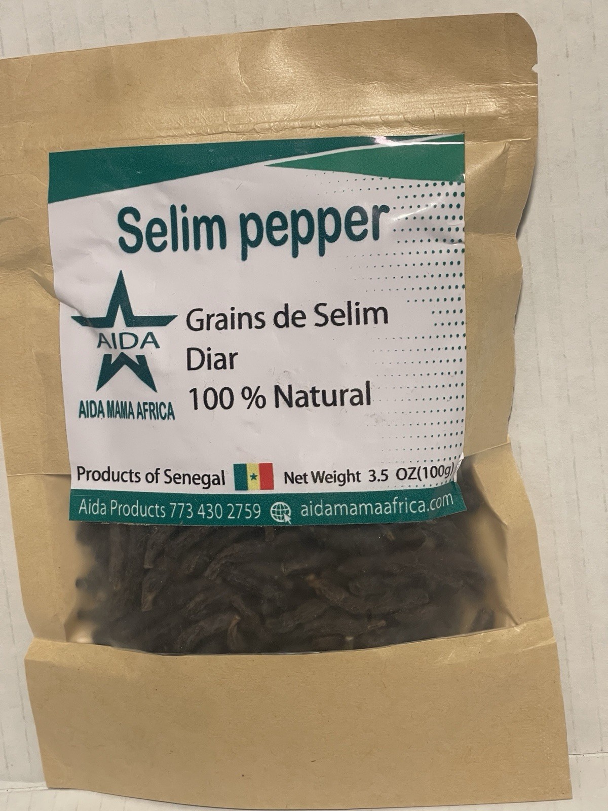 Selim pepper ,Grain of selim,Xylopia Oethiopica,Ude,Negro Pepper