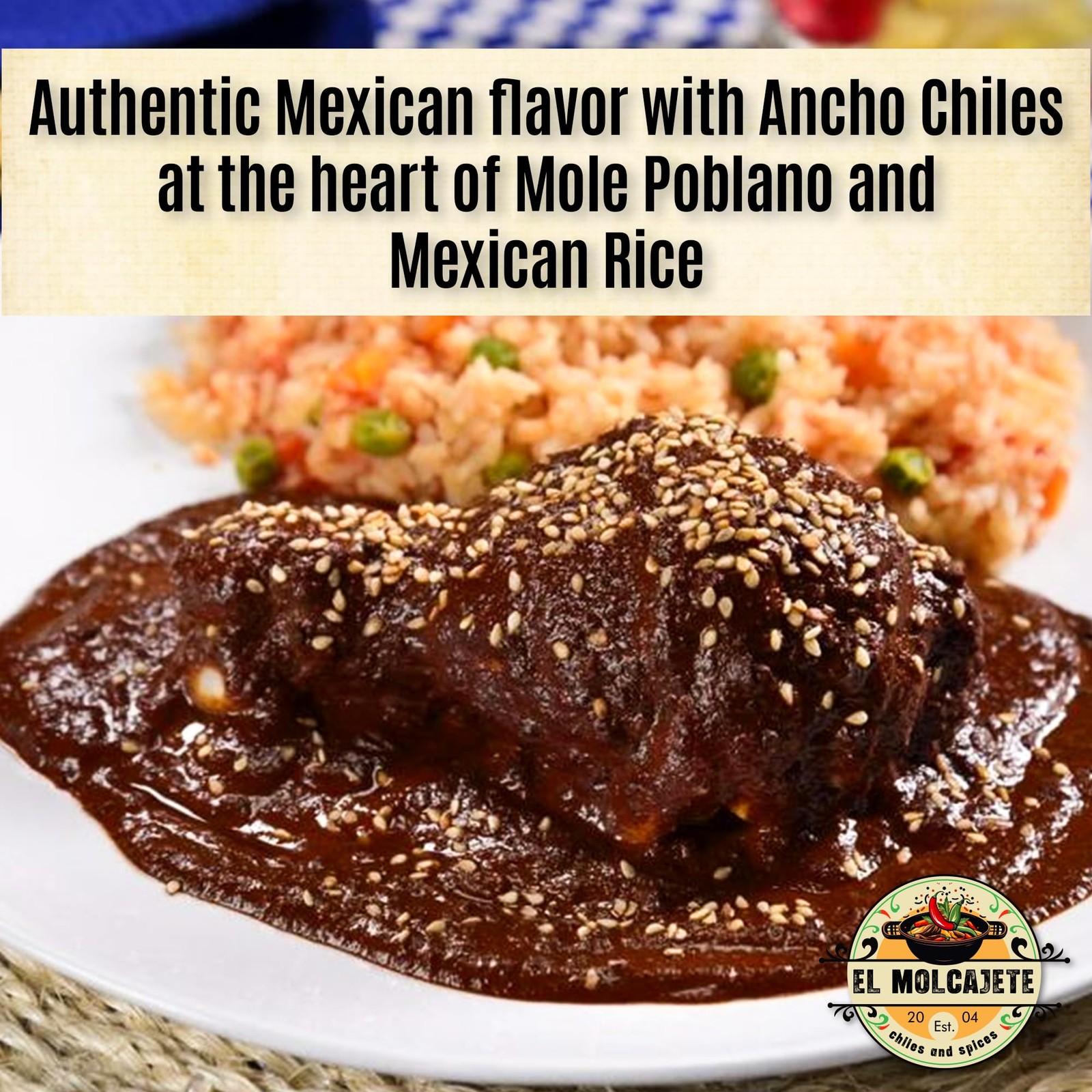 Dried Chile Pepper Variety Pack (4oz Each) – Whole Ancho, 4 Ounce (Pack of 4)