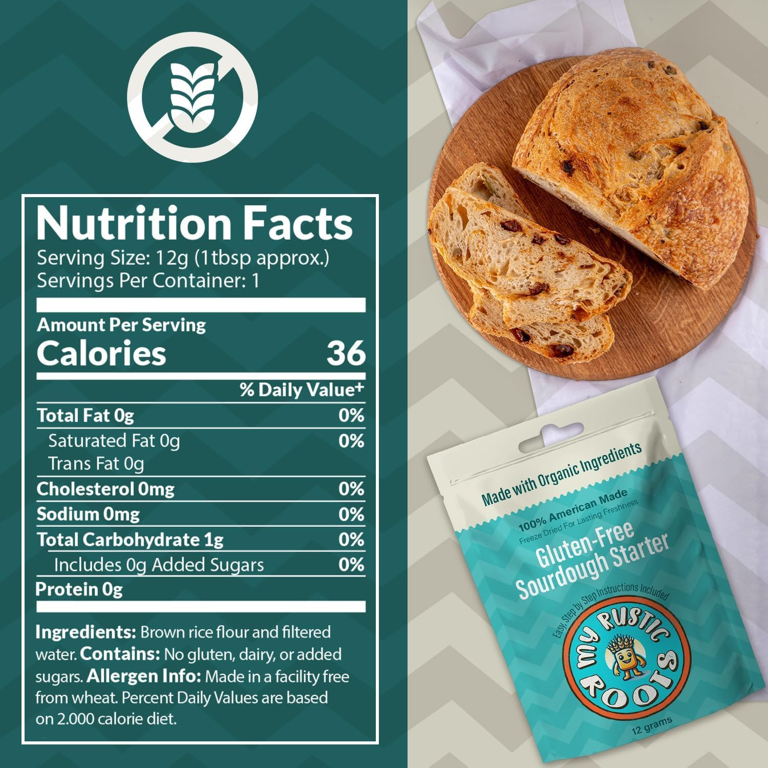 Gluten Free Sourdough Starter Culture – All Natural & Organic Sourdough Bread St
