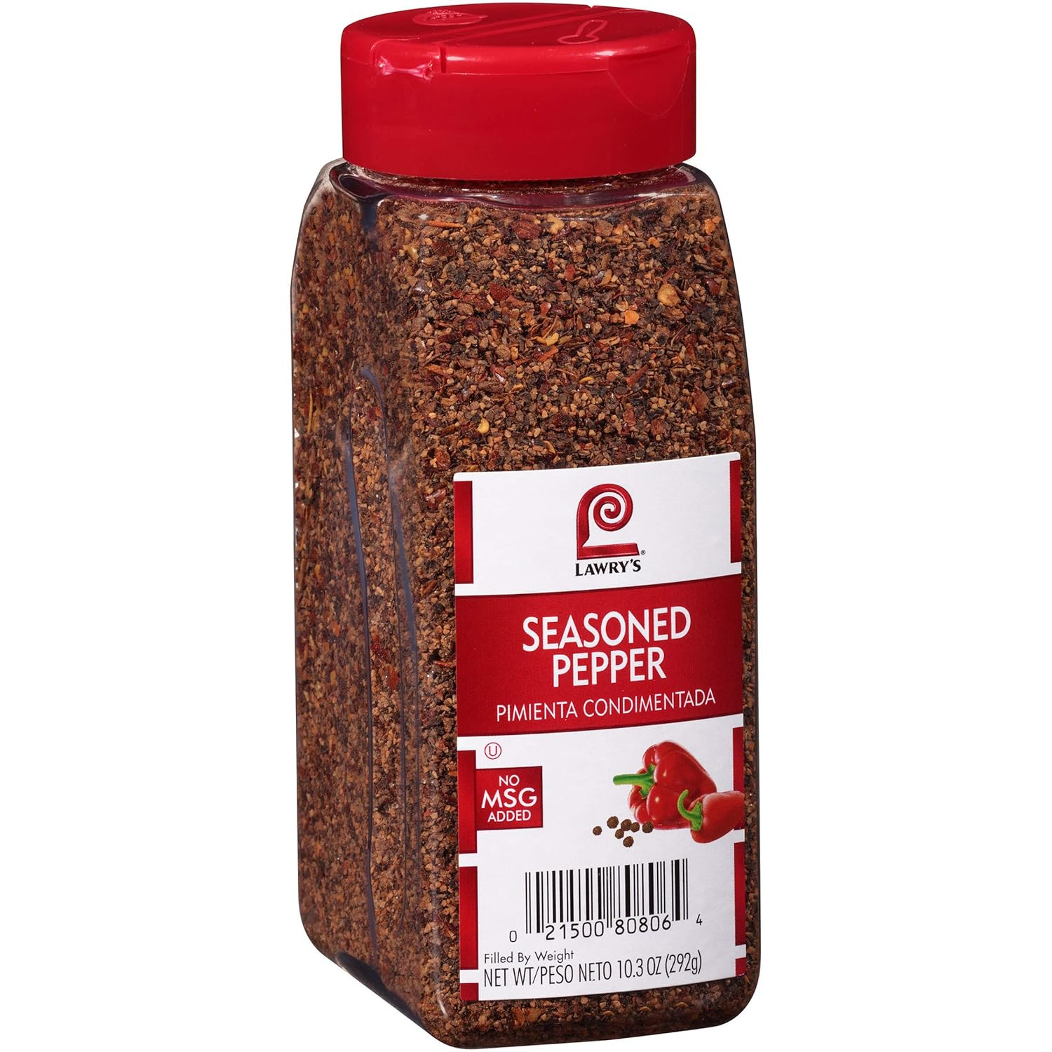 Seasoned Pepper, 10.3 Oz – One 10.3 Ounce Container of Seasoned All Pepper for a