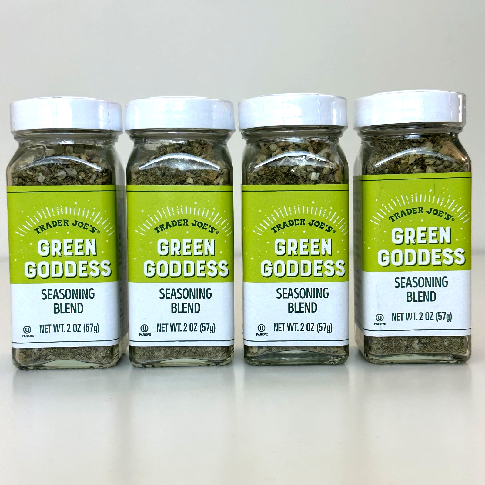 4 Pack Trader Joe’s Green Goddess Seasoning Blend 2oz each Spice Mix