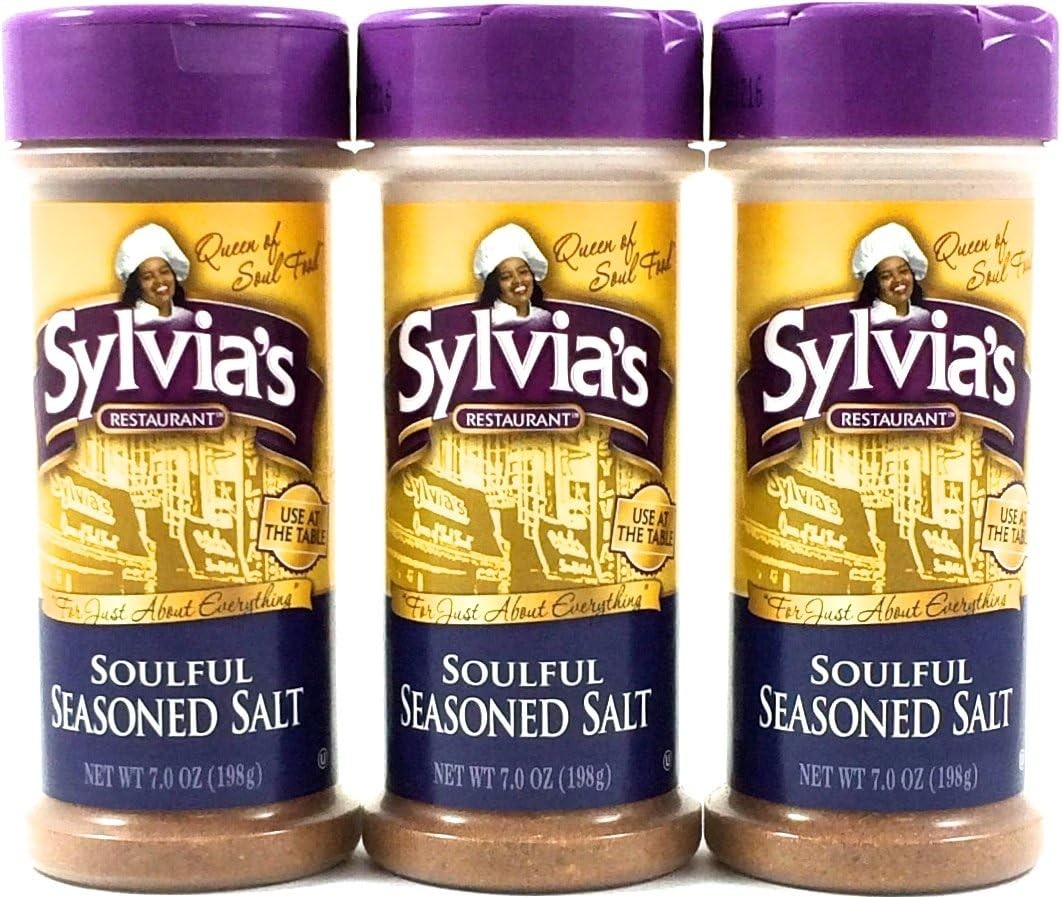 Sylvia’s Soulful Seasoned Salt, All-Purpose Seasoning Mix for Steak, Chicken,…