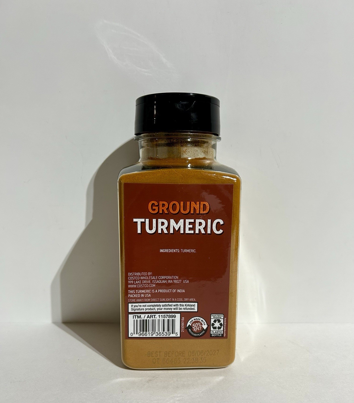 Kirkland Signature Ground Turmeric Indian Spice Seasoning Powder 12oz 340g NEW