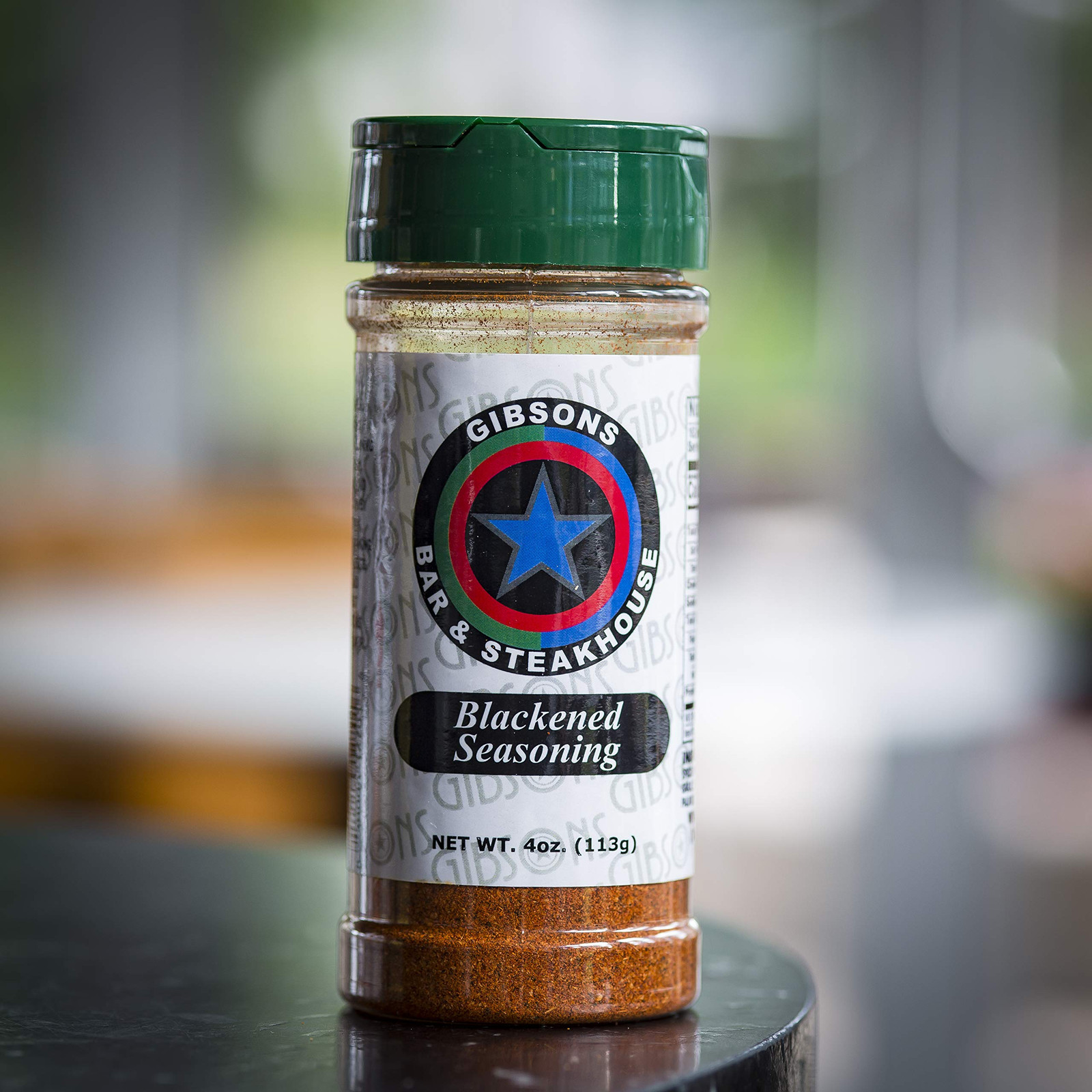 Gibsons Blackened Seasoning 4 Ounce Versatile Spicy Blend for Meat and Veggies