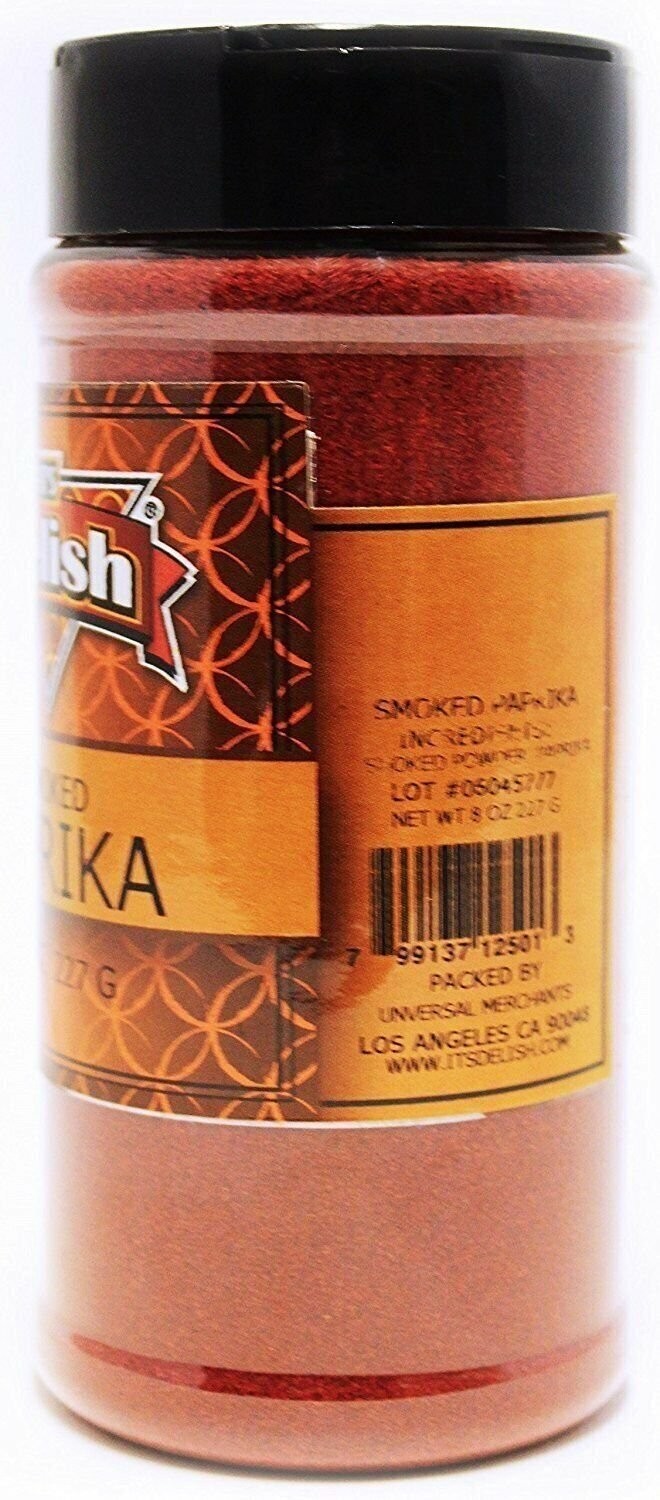 Gourmet Smoked Paprika by Its Delish, 8 Oz. Medium Jar