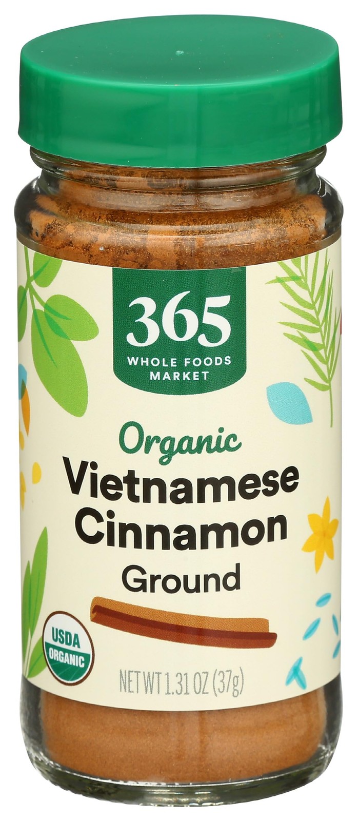 365 by Whole Foods Market, Organic Vietnamese Cinnamon 1.31 Ounce (Pack of 1)