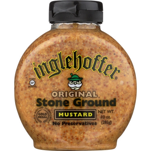 Mustard Sqz Stone Grnd 10 Oz(Case Of 6) By Inglehoffer