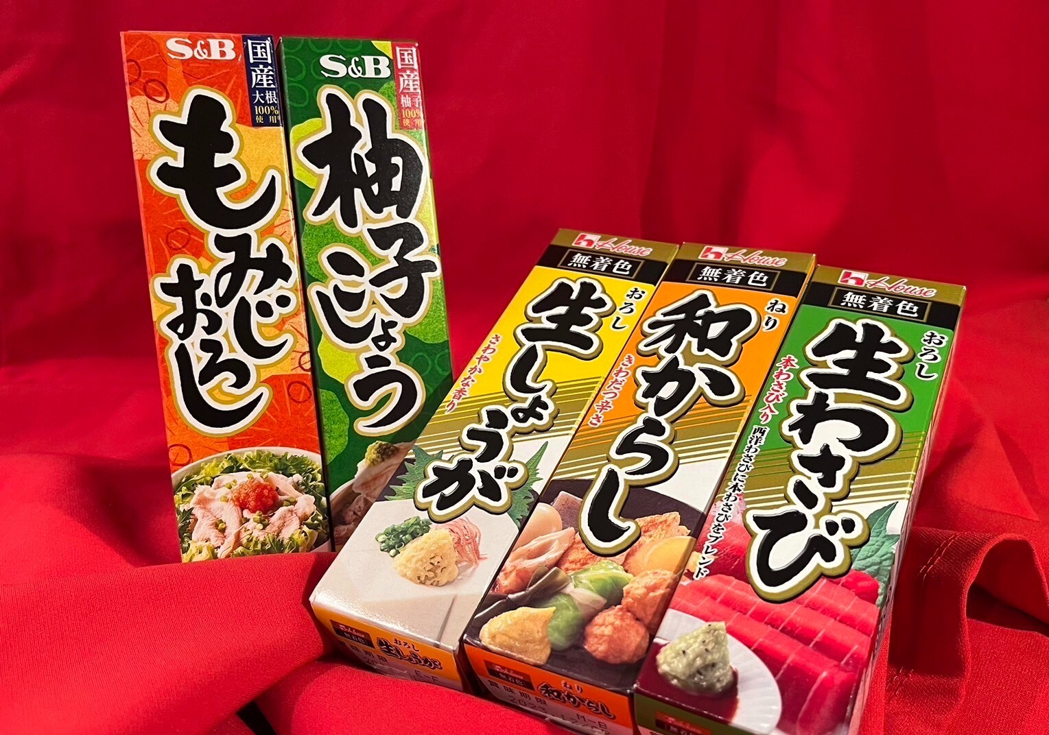 Wasabi Paste 43 g (1.5 oz.),other Seasoning paste 5 Set JAPAN w/Freebie