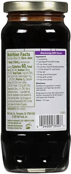 Brer Rabbit Blackstrap Molasses – Gluten Free, Kosher & Non-GMO – 12 fl oz
