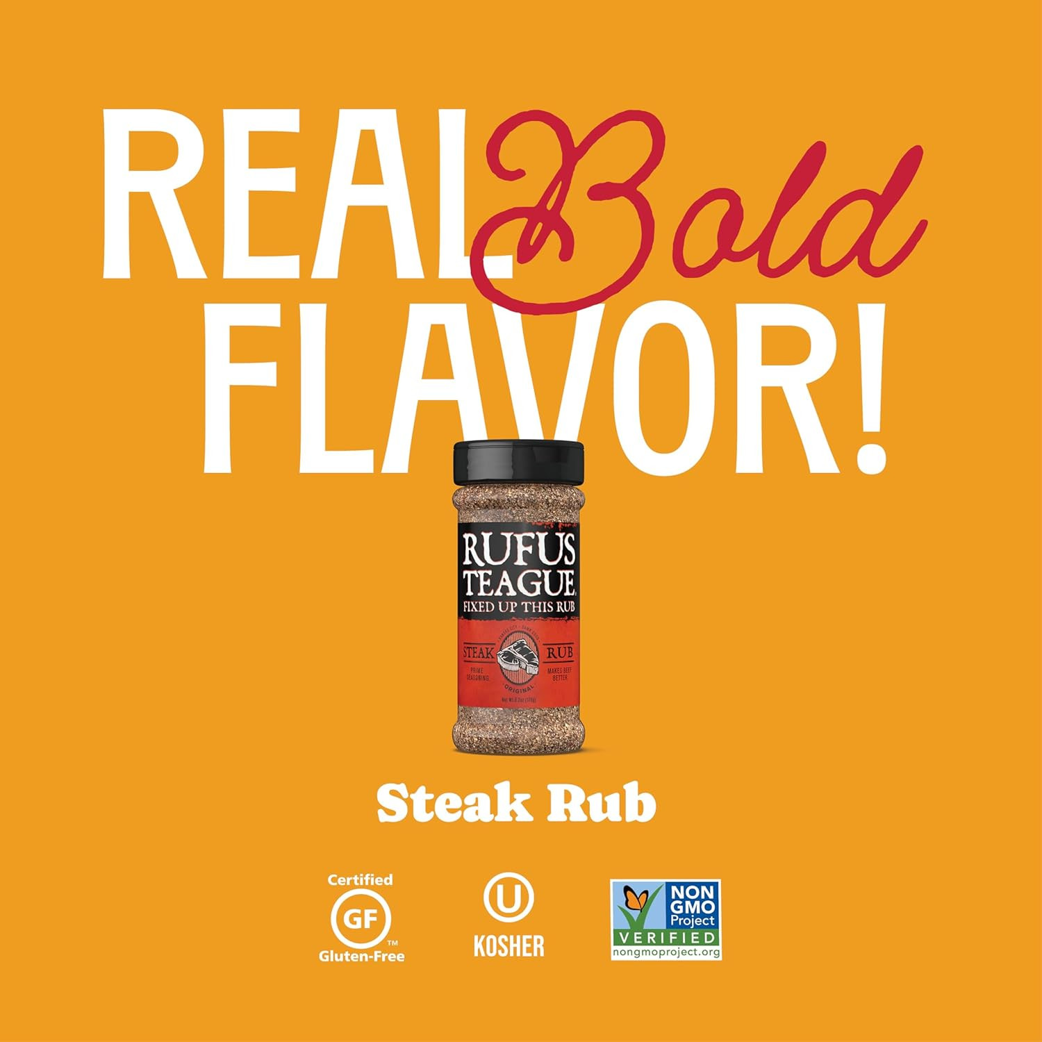 Steak Rub, Premium Barbecue Seasoning & Dry Rub for Smoking and Grilling, Award-
