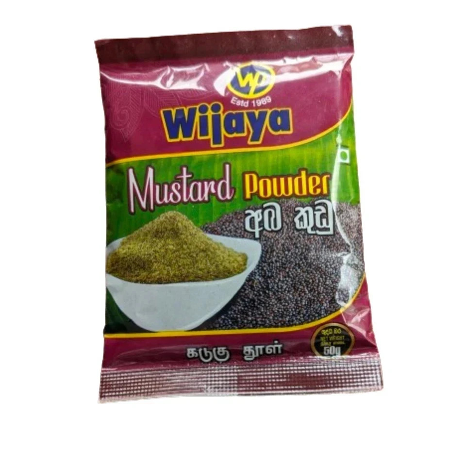 Wijaya Mustard Powder 100g Ground Mustard Seeds Pure Ceylon Sri Lankan Spice