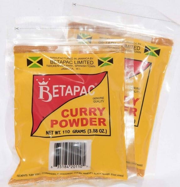 BetaPac Jamaican Curry Powder Pack of 2 -110 g