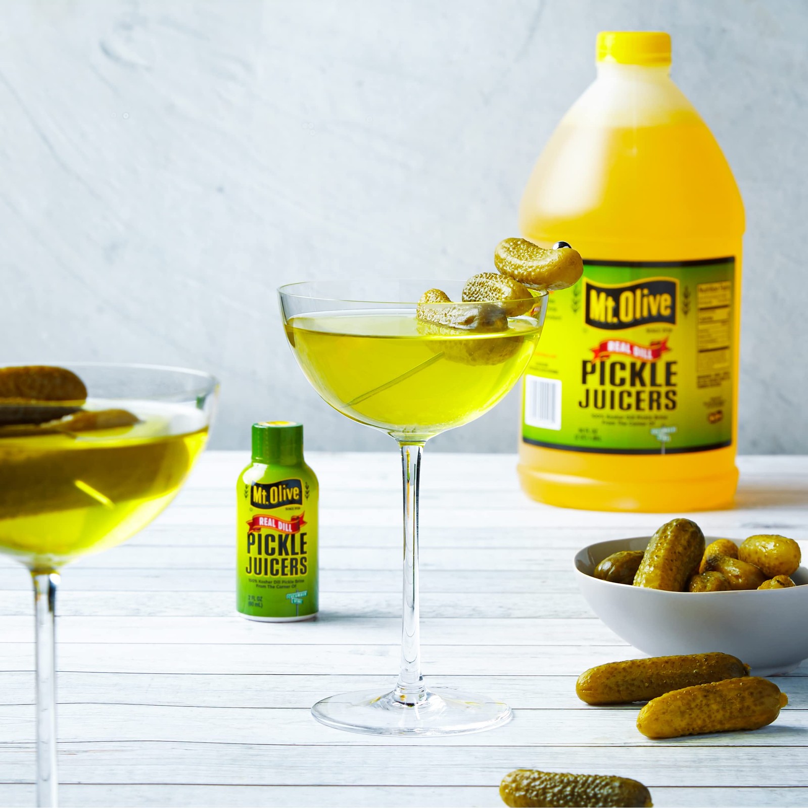 Mt. Olive Pickle Juice 100% Kosher Dill Pickle Brine – 12 pk – 2 fl oz bottles