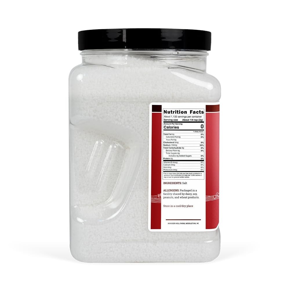 Coarse Pretzel Salt – 5LB No Additives for Perfect Toppings, Made in USA