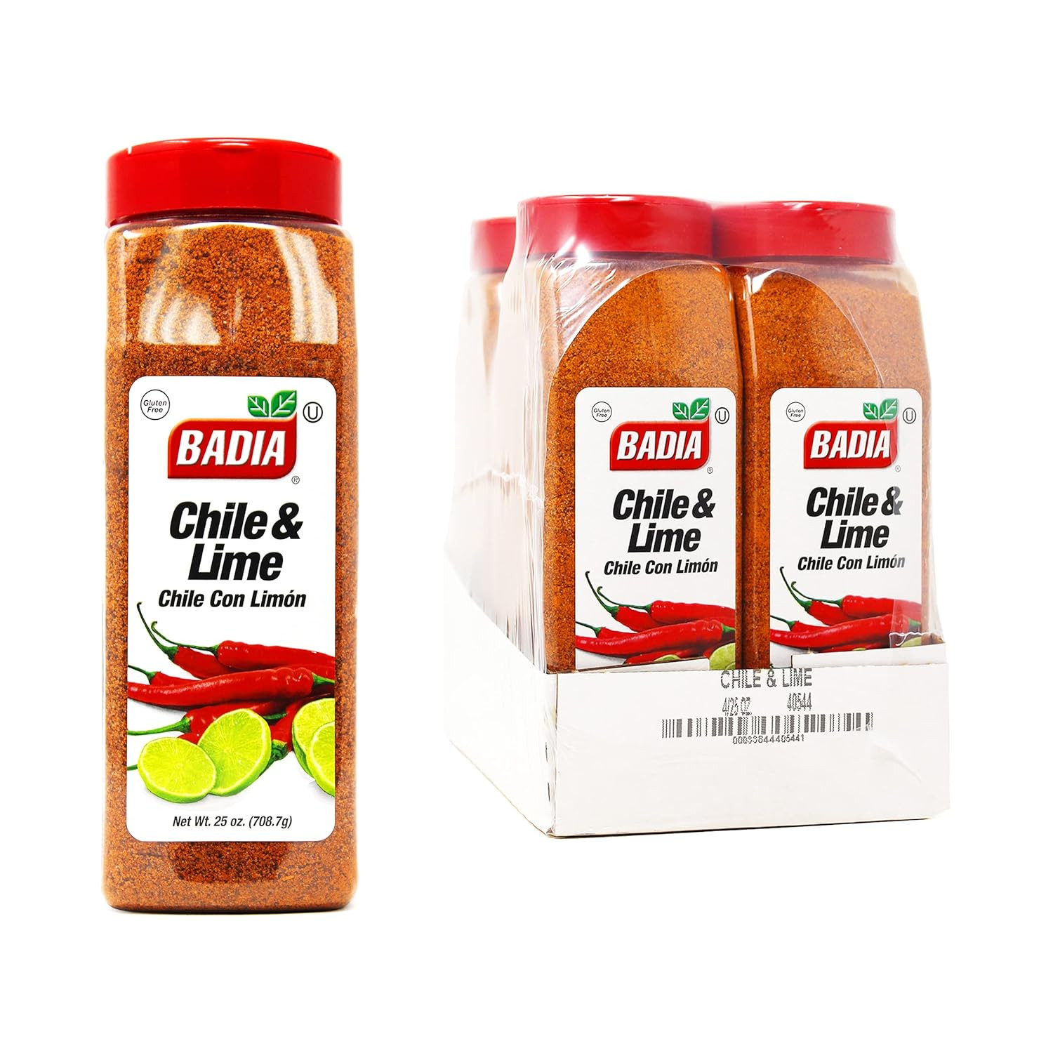 Chile & Lime Seasoning, Chile Con Limon 25 Oz (Pack of 4) – Spicy Tangy Blend of
