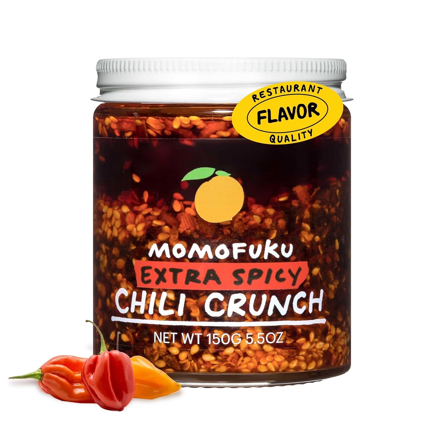 Momofuku Extra Spicy Chili Crunch Seasoning 5.5 Ounces Oil with Crunchy