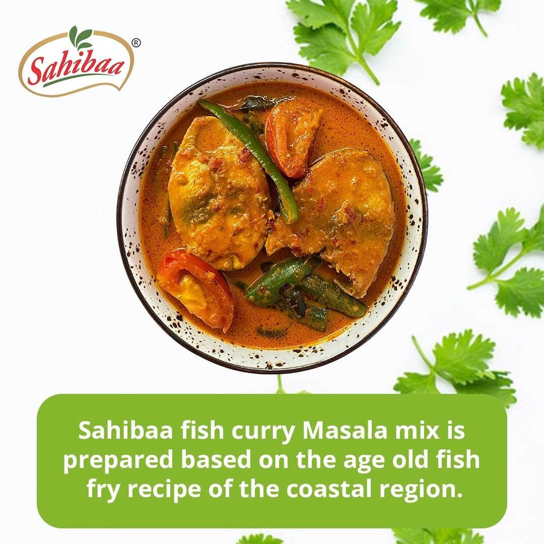 Sahibaa FISH CURRY MASALA POWDER (Pack of 1) | 100 g