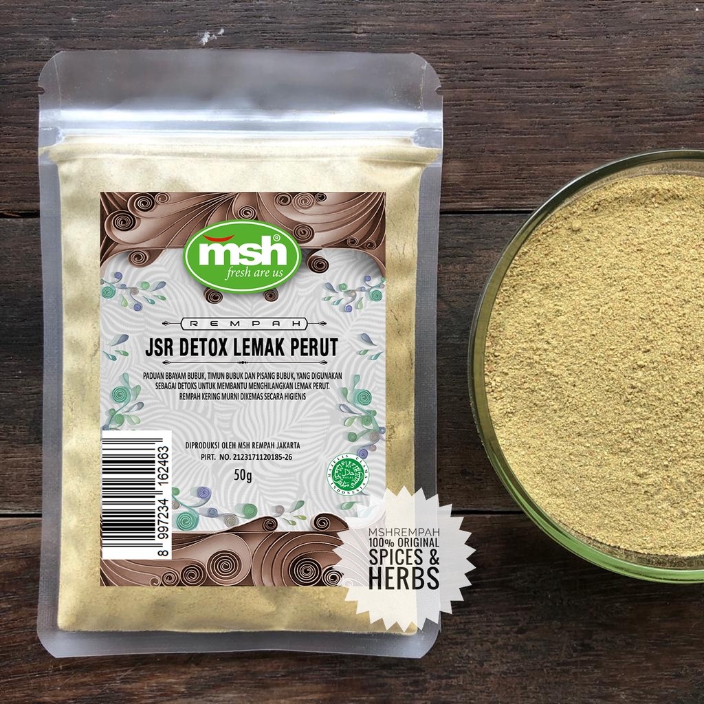 Spinach Cucumber Banana Herbal Beverage Mix Powder 50g