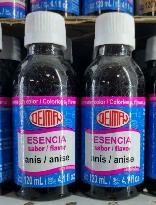 2X DEIMAN ANISE ( ANIS ) CONCENTRADO ESENCIA Y SABOR – 2 DE 4.1oz (120ml) EACH
