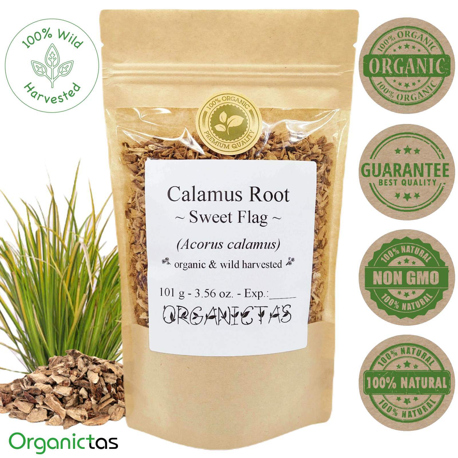 Organic Calamus Root Sweetflag 100% Best Quality Dried Cut Loose 25-200g