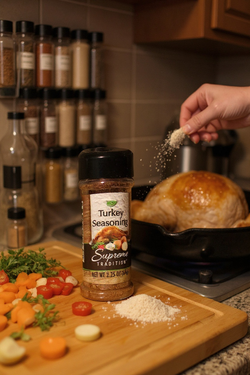 Supreme Tradition Turkey Seasoning – 2.25 oz (64g) Lot of 2 Bottles