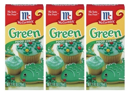 McCormick Food Color Green 3 Pack