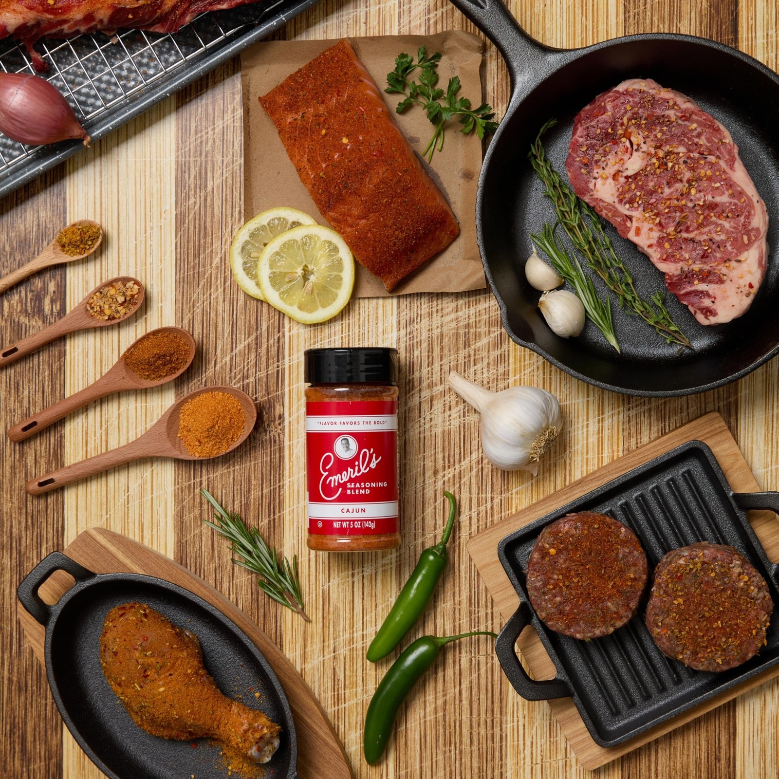 Emeril Lagasse 5 Oz, 3-Pack Chicken Rub Best Seasonings and Spices for Cooking (