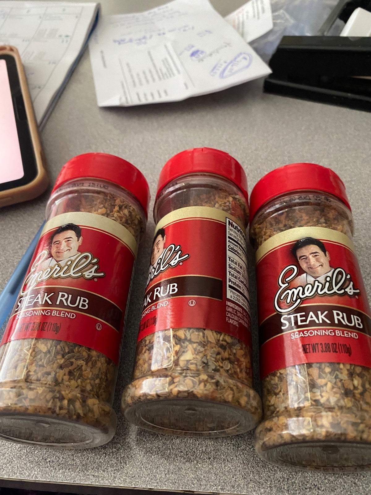 3 Bottles Emeril’s Steak Rub