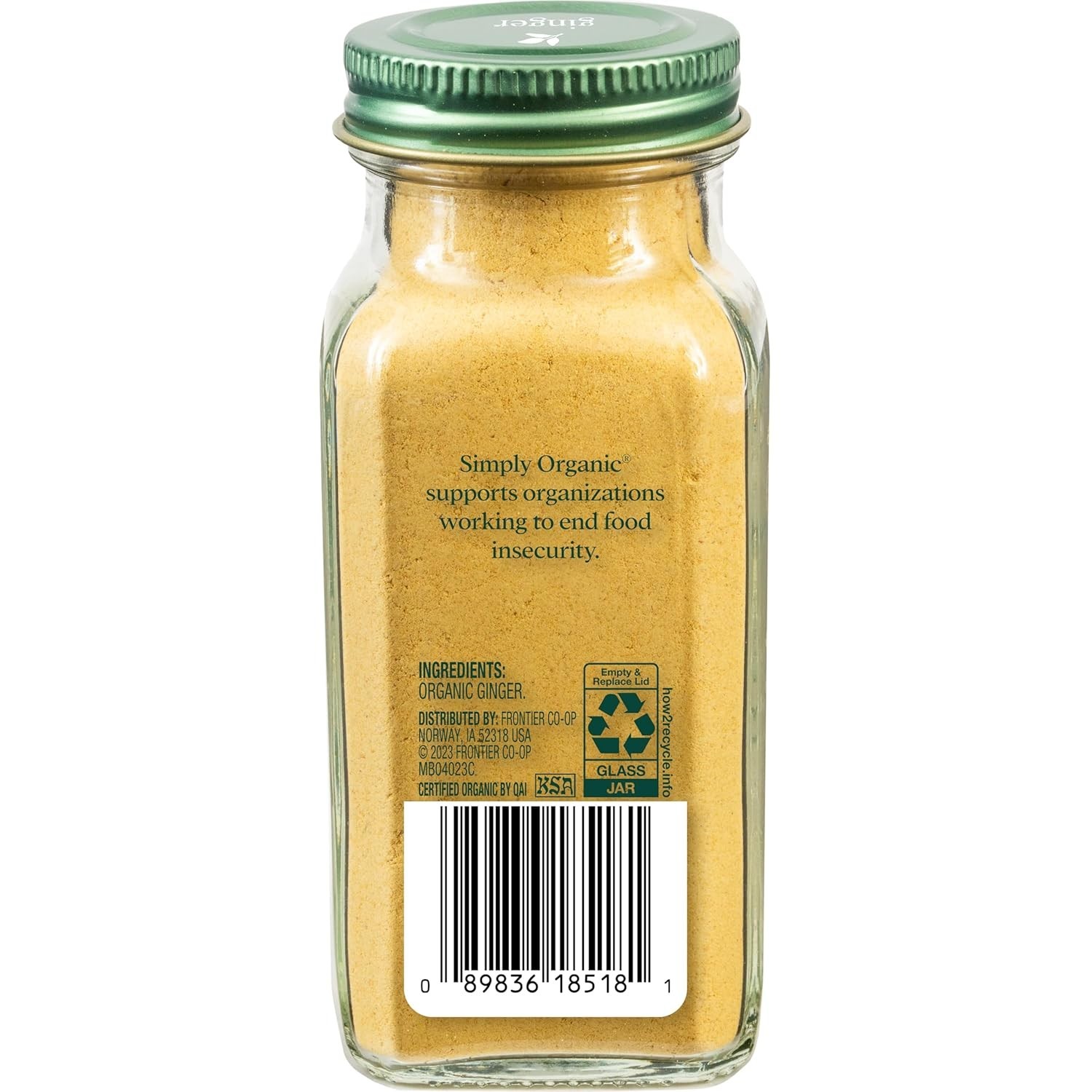 Versatile 1.64oz Organic Ground Ginger – Non GMO & Non Irradiated Flavor Booster