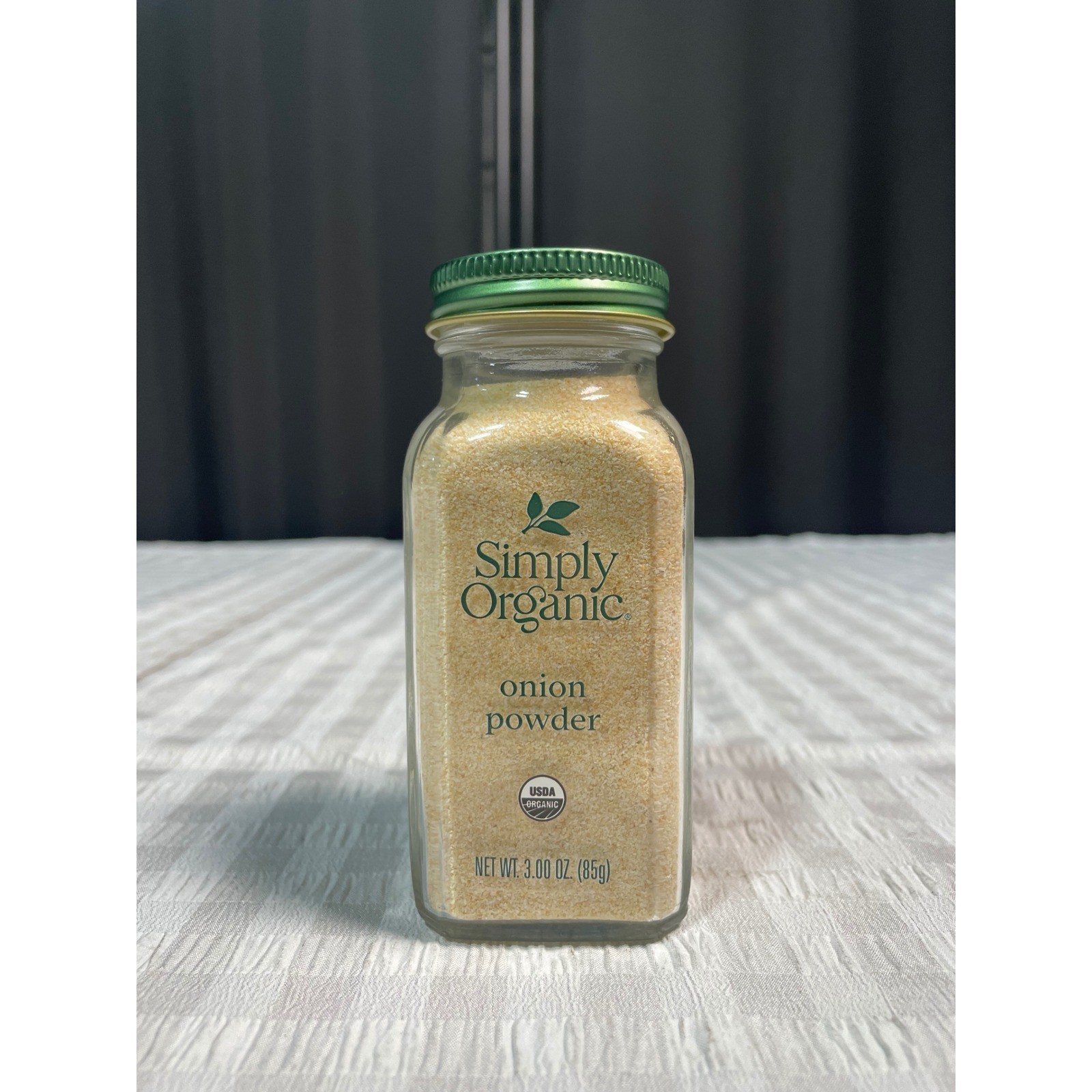 Simply Organic Onion Powder 3 oz Glass Jar USDA Organic Lot of 5 Spice Exp 2027