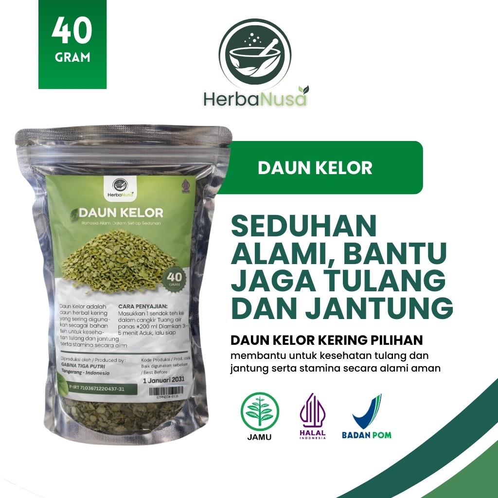 Dried Moringa Leaf 40 Gram Loose Botanical Herbal Infusion Ingredient
