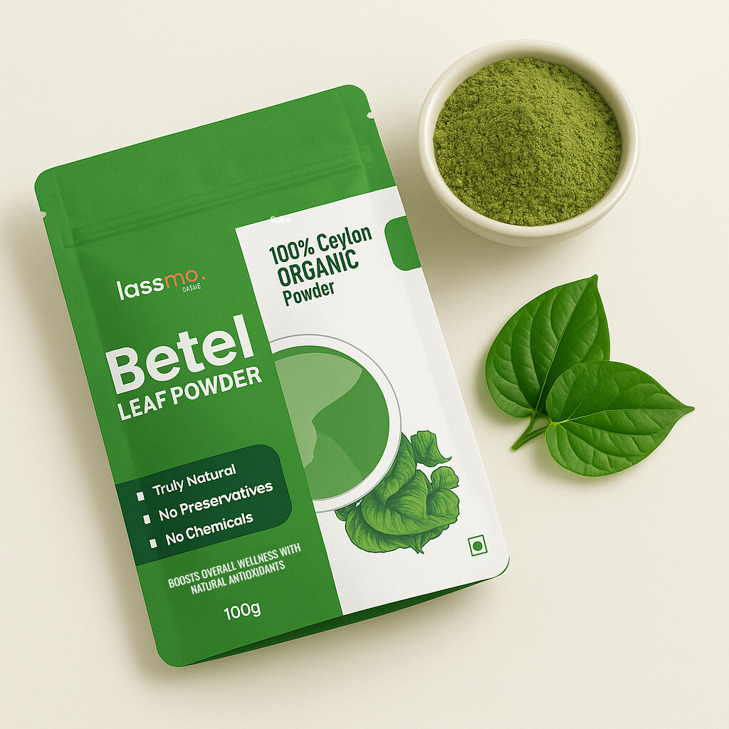 Ceylon Betel Leaf Paan Powder Natural Dried Herbal Spice Ayurveda Cooking Blend