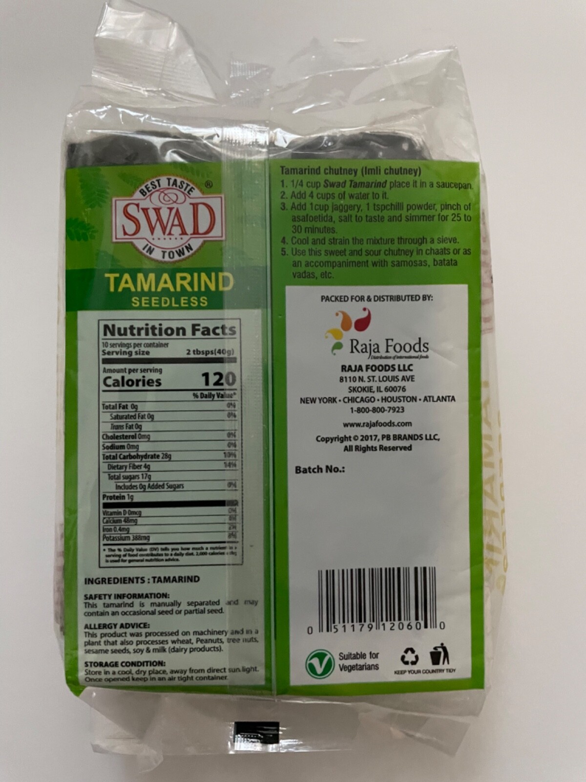 SWAD Tamarind (Seedless) 400g