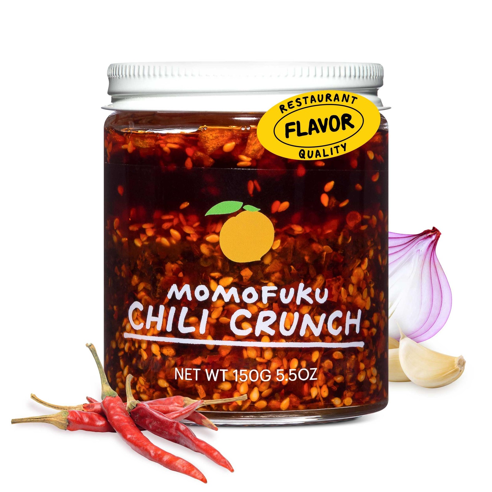 Momofuku Chili Crunch by David Chang, (5.5 5.5 Ounce (Pack of 1), red