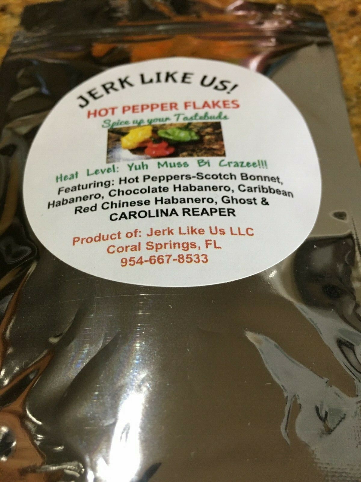SUPER HOT Pepper Flakes Scotch Bonnet, Ghost, Habanero, Carolina Reaper