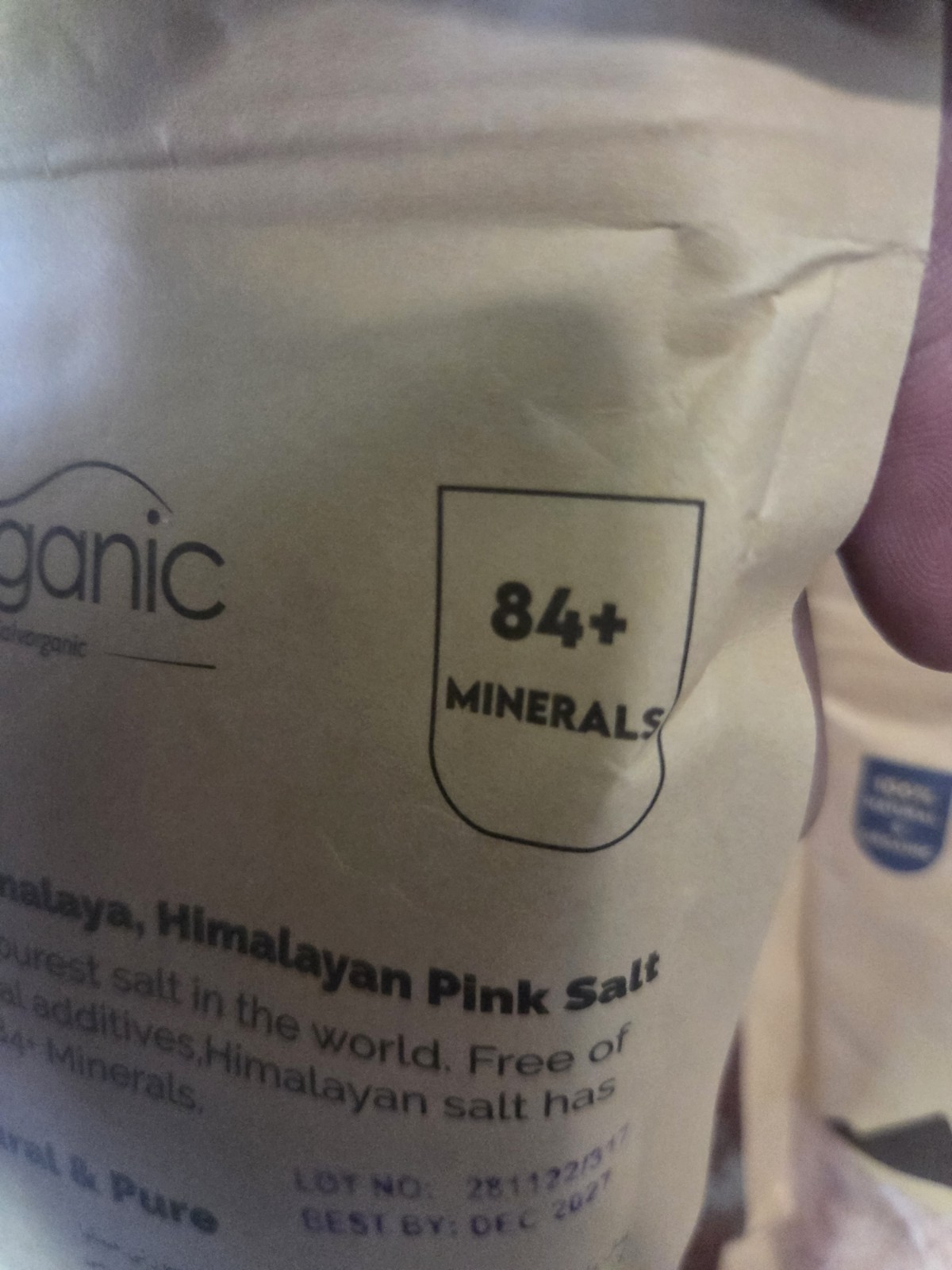 Himalayan Pink Salt. 84 MINRALS 100% NATURAL. 2lb, 1lb Combo 2 Pack