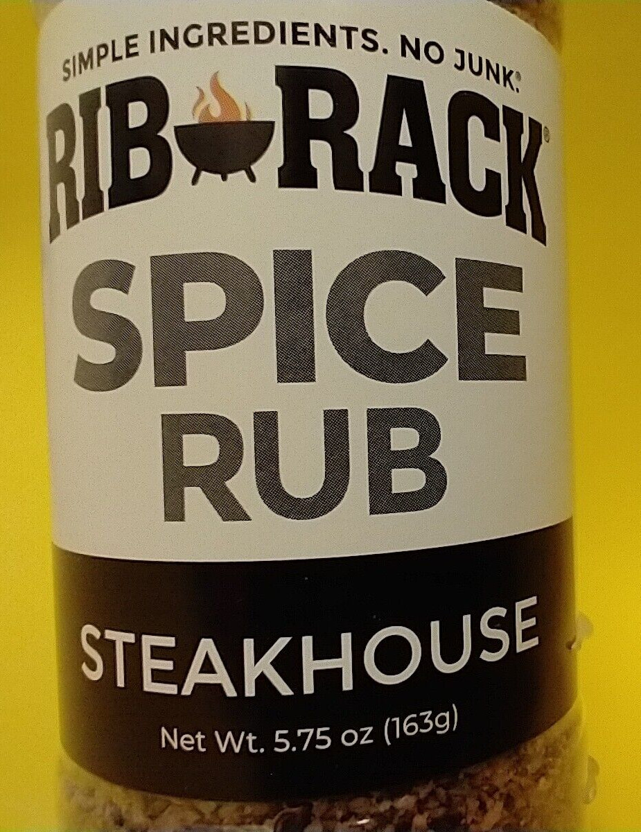 RIB RACK STEAKHOUSE Spice Rub, 5.75oz, BB 5/27, Lot of 4