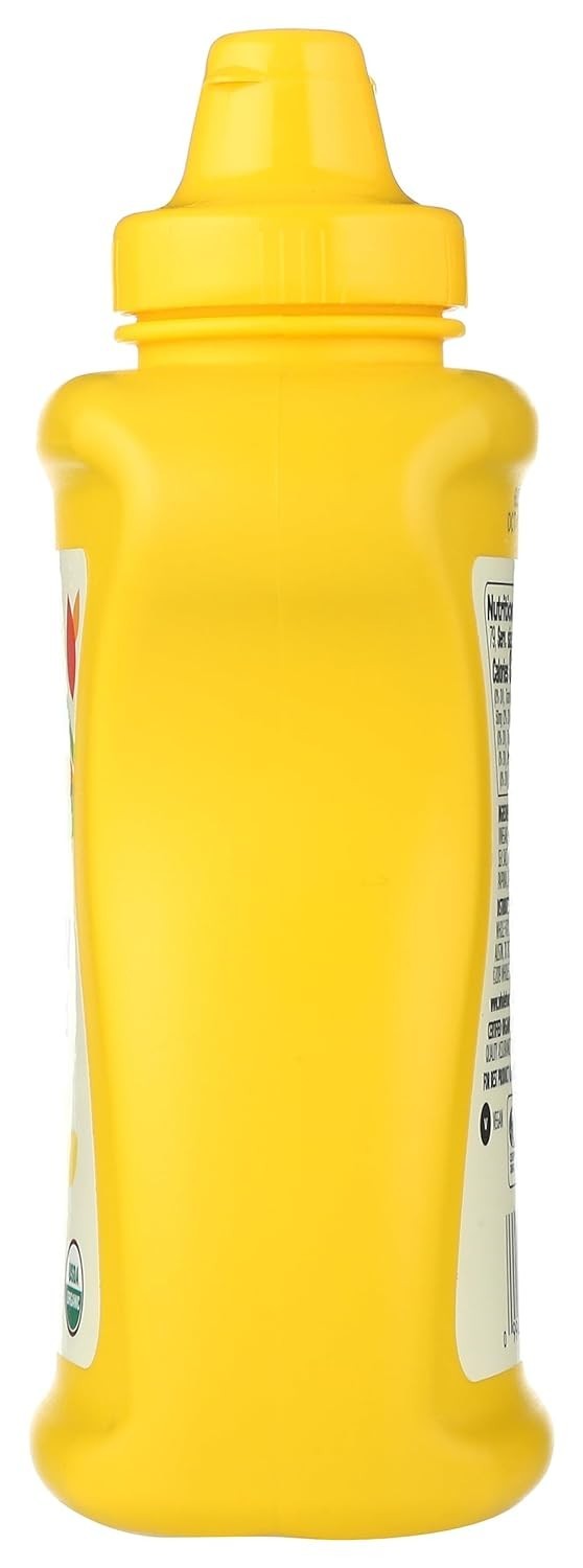 14 Oz Organic Yellow Mustard – Perfect for Western Cuisine & Healthy Living