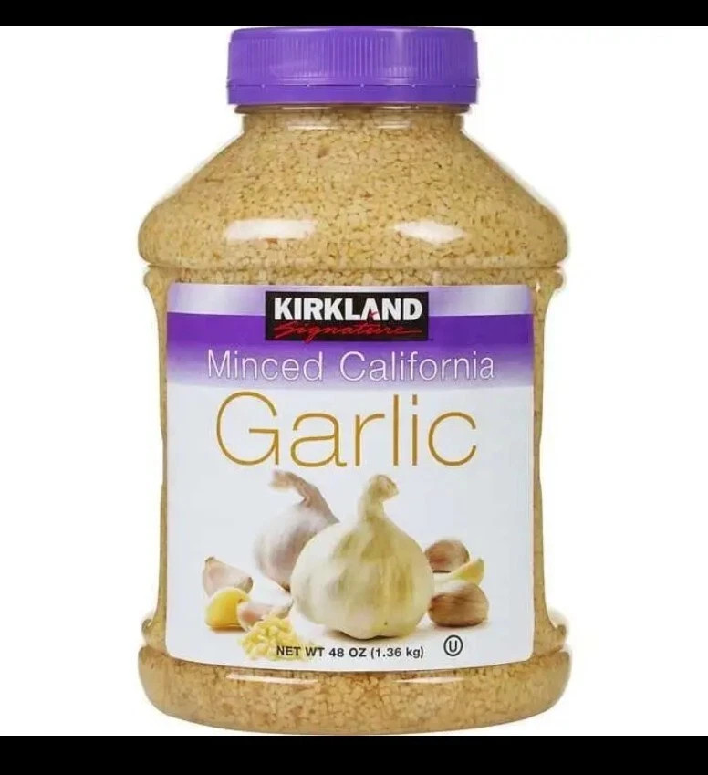 Kirkland Signature Minced California Garlic, 48 oz
