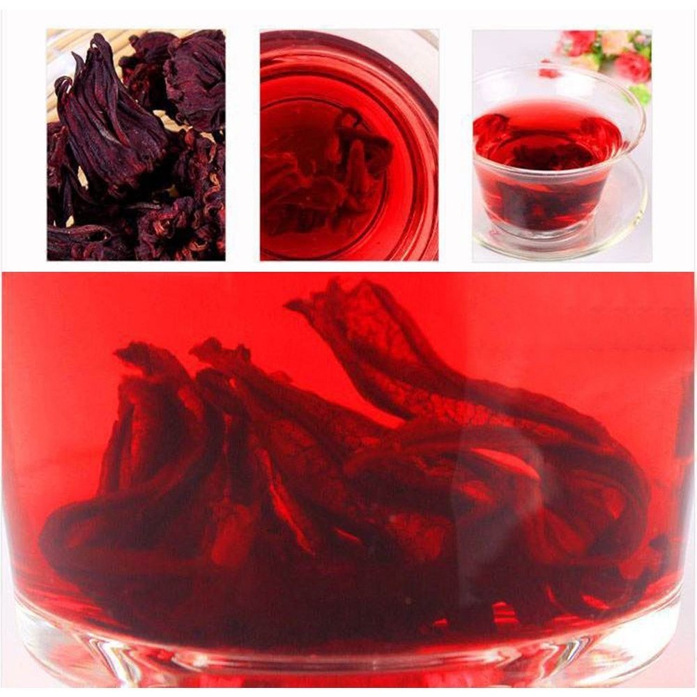 TooGet Organic Dried Hibiscus Flowers – 4 OZ Herbal Tea