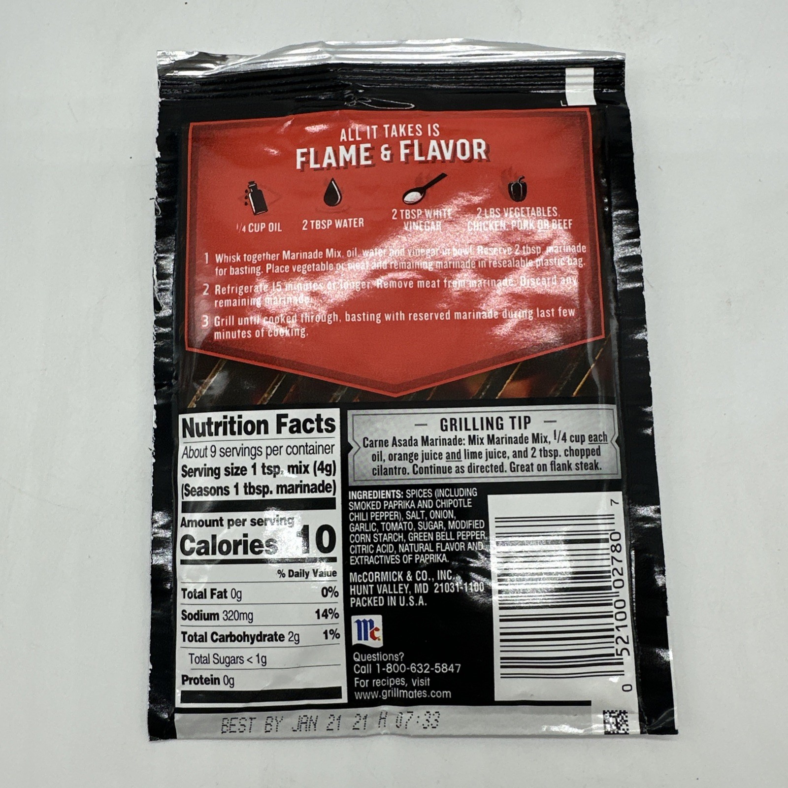 Grill Mates Smoky Ranchero Marinade Mix Rare & Discontinued BB 2021 Lot x 2